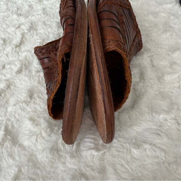 Freebird Boho Woven Leather Hippie Sandals - Picture 9 of 10